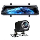 Cikuso Doble Grabación Antes y Después, Pantalla Completa,HD 1296P + 1080P Espejo Inteligente