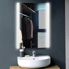 Espejo Inteligente Gabinete Baño montado en la Pared con Luces LED Música de Bluetooth 60 * 80
