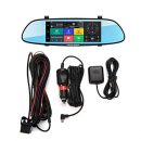 Republe 7″ cámara de la rociada con Doble Objetivo 3G WiFi 1080P HD Espejo retrovisor del Coche